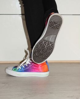 Новые разноцветные кеды 38 размер