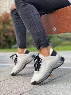 Кроссовки шанель белые