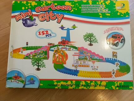 Гибкий трек fenming toys mini cartoon city