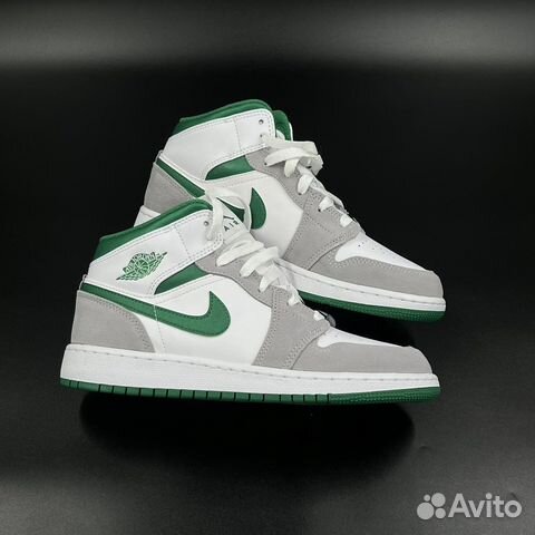 Air jordan 1 mid pine green