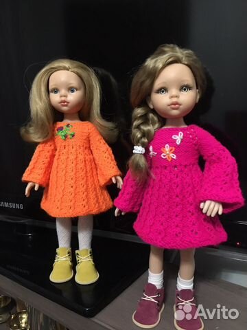 Вязаная одежда для кукол 32 см
