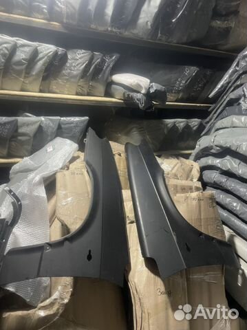 Крылья 2114-2115 Чёрные Грунтованные—Новые