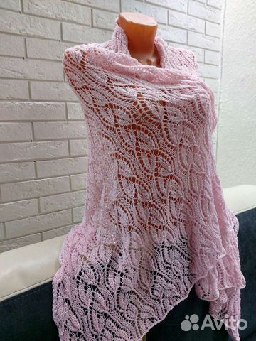 Палантин ручной работы