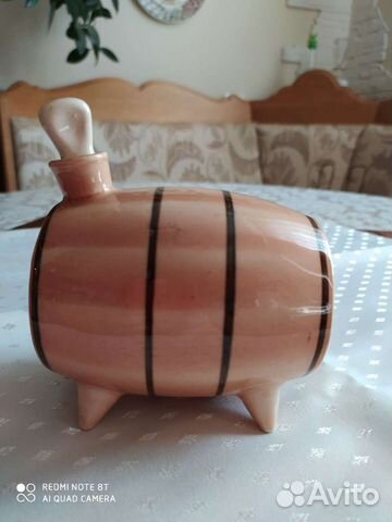 Бочонок керамический штоф