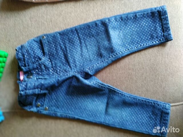 Джинсы на девочку, размер 74-82