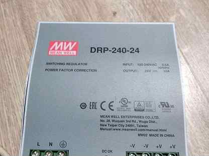 Блок питания MeanWell DRP-240-24 (24В, 10А)