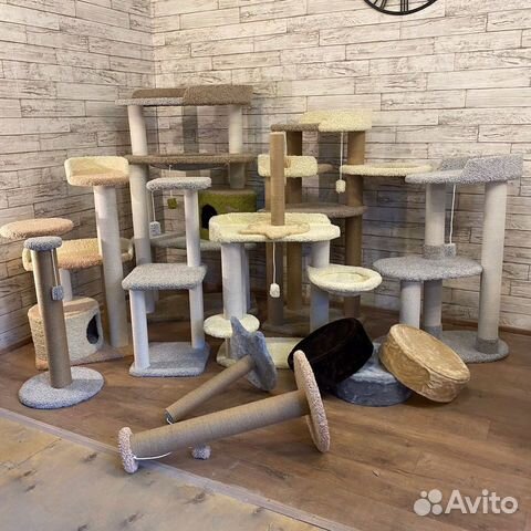 Когтеточки и домики для кошек опт