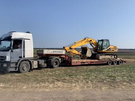 Трал низкорамный с лебёдкой