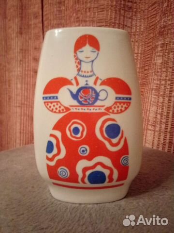 Ваза, вазочка Сысерть. Выс 14см, шир 9см