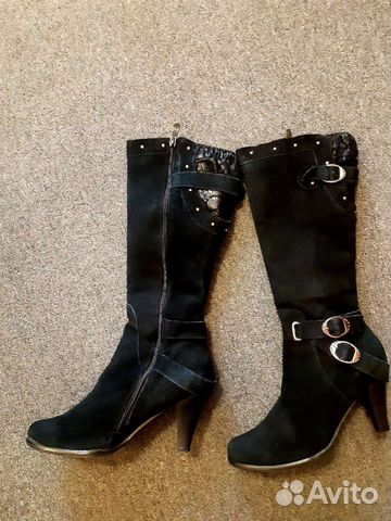 Натуральные зимние сапоги