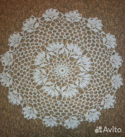 Салфетки вязанные