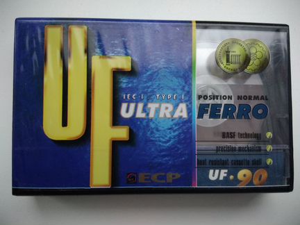 ECP basf UF 90, аудиокассета