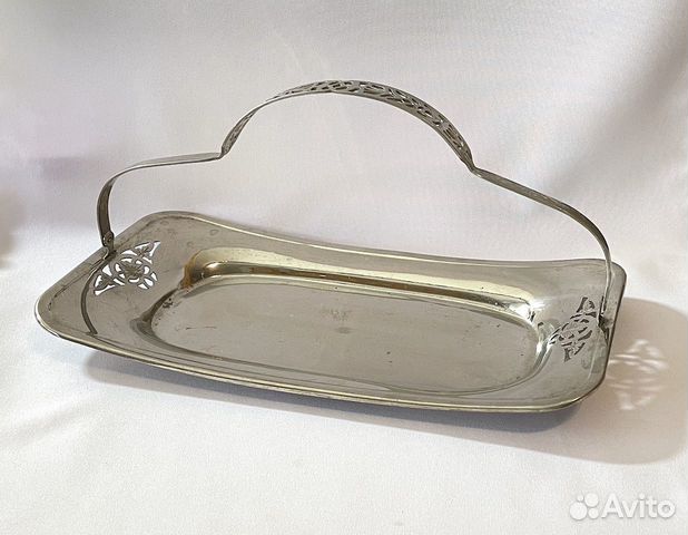 Поднос с ручкой Сухарница Блюдо Фруктовница Конфет