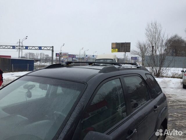 Багажник на рейлинги с просветом Turtle air 1