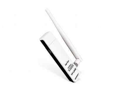 Wi-Fi адаптер TP-Link TL-WN722N, белый