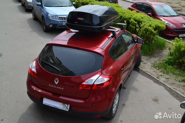 Багажник бокс на крышу Renault Megane 3 (2009-2016