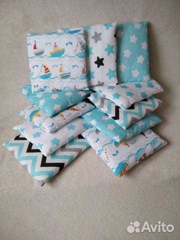 Бортик - подушки в детскую кровать новое