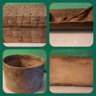 Предметы старинного быта корыто, коромысло, рубель