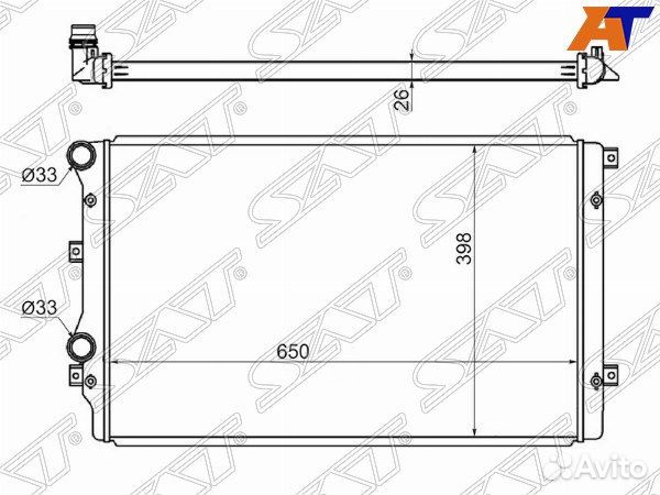 Радиатор skoda yeti