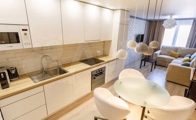 Дизайн проект кухня 17 кв Квартира-студия, 25,4 м², 3/17 эт. на продажу в Развилке Купить квартиру Авито