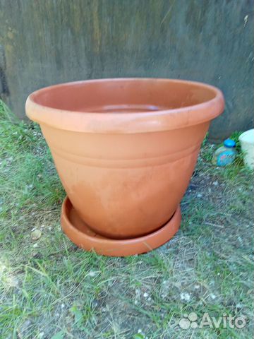 Вазон пластик Горшки керамика новые