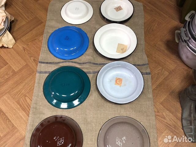 Тарелки алюминевые ;эмалированные. нержавейка СССР