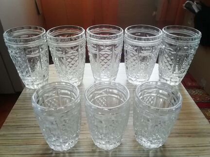 Хрустальные бокалы фужеры рюмки