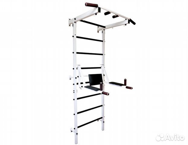 Шведская стенка новая с черными ступенями