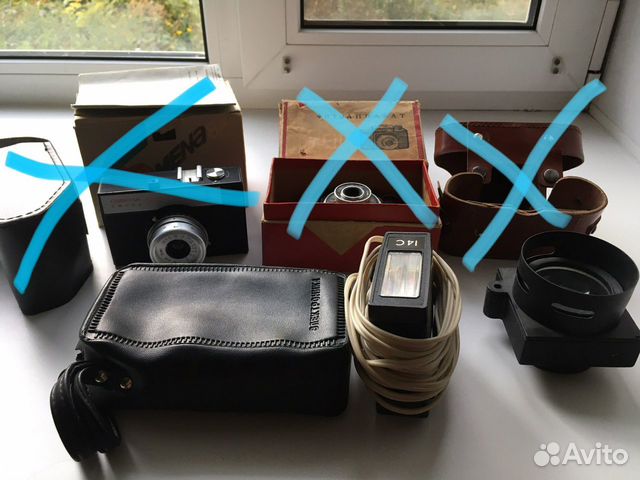 Предметы от фототехники времён СССР