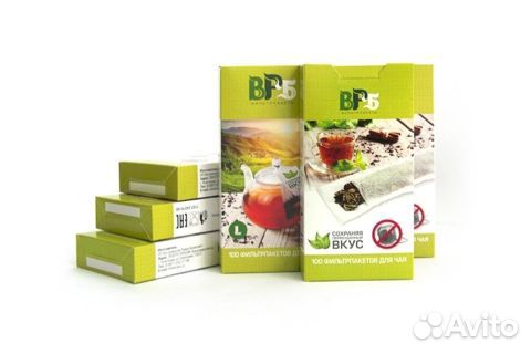 Фильтр-пакеты для чая размер M 100 шт/уп