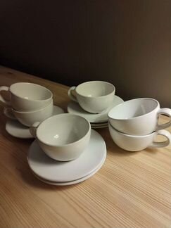 Кофейная чашка с блюдцем vardagen IKEA