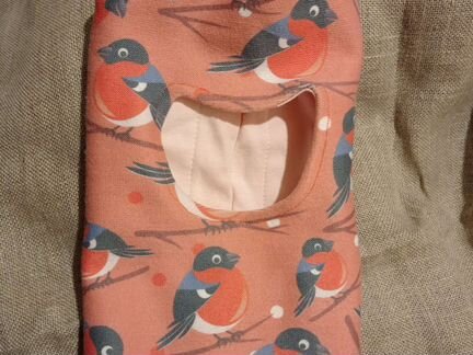 Новый шлем снегири коралловый