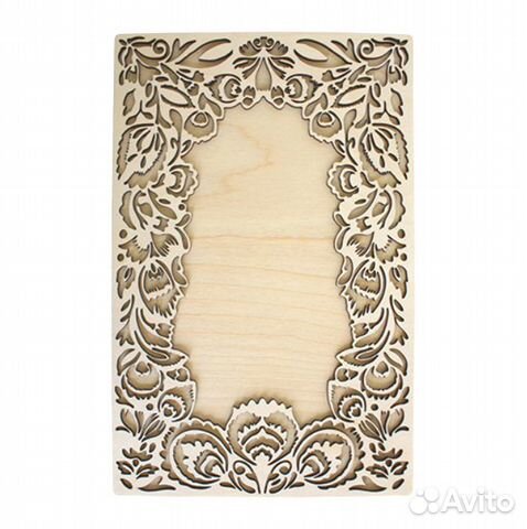 Фоторамка деревянная резная