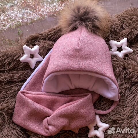 Комплект шапка, снуд