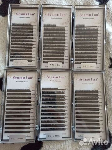 Ресницы L 0.12 7-12mm