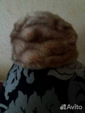 Норковая женская шапка