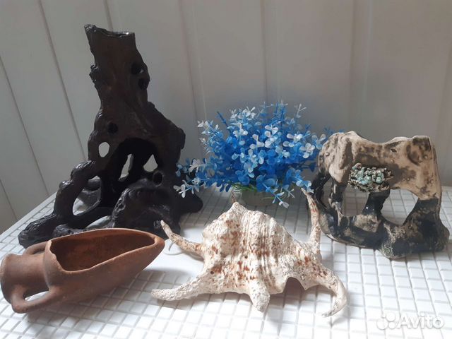 Набор декораций для аквариума