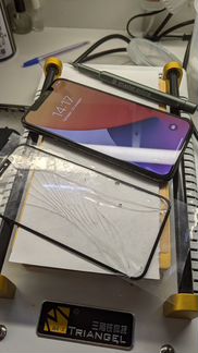 Замена стекла дисплея с сохранением родной матрицы