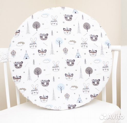 Простыни детские на резинке круглые