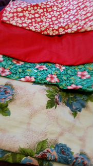 Натуральные ткани СССР:лён, батист, маркизет,крап