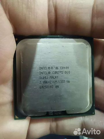 Intel core 2 duo e8400