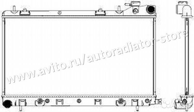 Радиатор форестер sh5