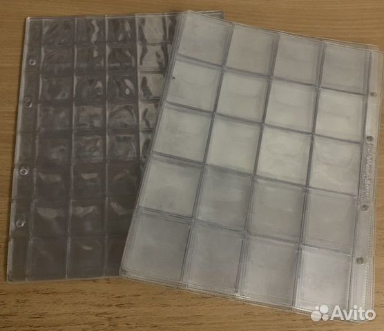 Листы для монет optima