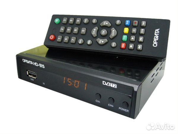 Цифровой ресивер DVB-T2 Орбита HD915 +HD плеер 108