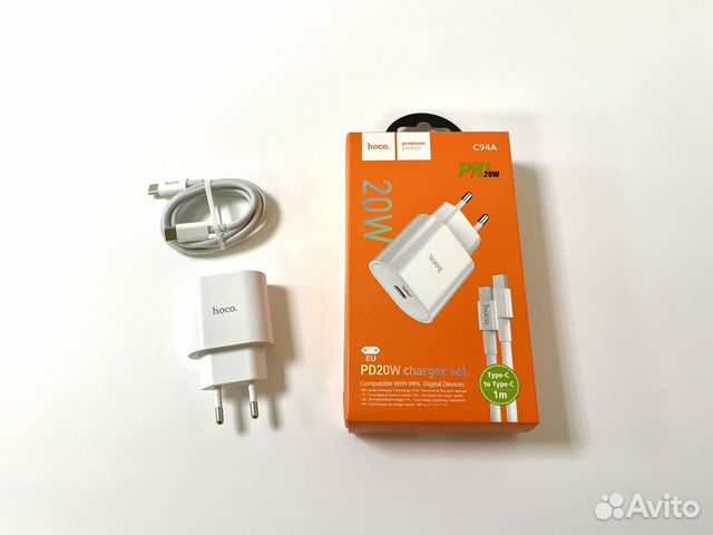 Быстрая зарядка Type C + Кабель