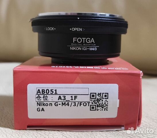 Переходник с M4/3 на байонет Nikon F