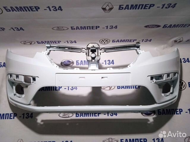 Бампер передний renault logan 2 Белый