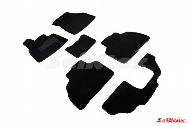 Коврики салона 3D BMW X7 G-07 черные 2018