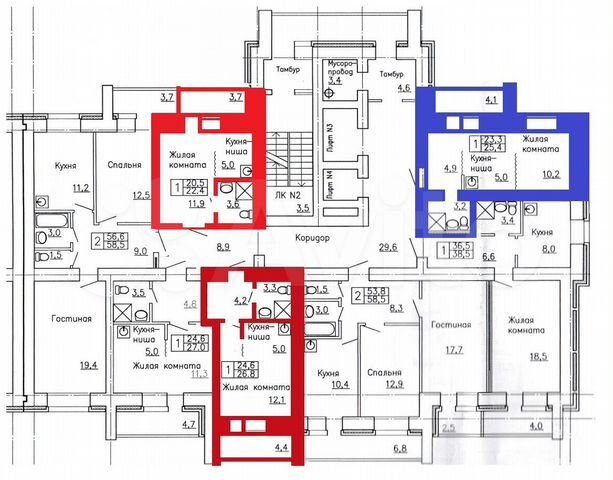 Квартира-студия, 25,7 м², 5/12 эт.