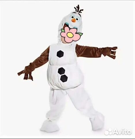 Костюм снеговика Олафа Disney в отл состоянии